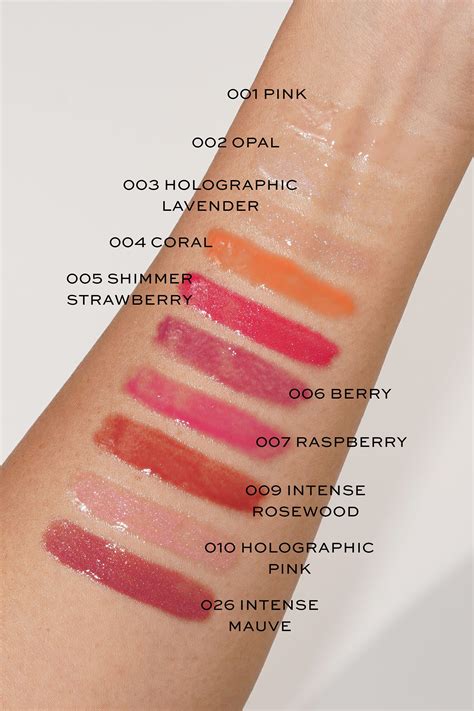 dior japan lip glow|Dior lip gloss color chart.